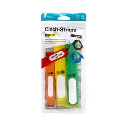 Wrap-It Storage Cinch Straps 0 in. L Assorted Nylon Cinch Strap