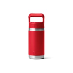 YETI Rambler 12 oz Rescue Red BPA Free Insulated Kids Water Bottle w/Straw