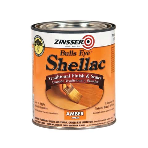 Zinsser Bulls Eye Amber Shellac Finish and Sealer 1 qt - Ace Hardware