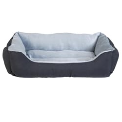 Petmate Blue/Gray Petal Print Pet Bed 15 in. W X 20 in. L