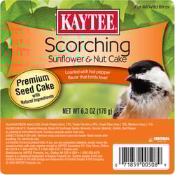 Kaytee Scorching Wild Bird Roasted Peanuts Seed and Nut Cake 6.3 oz
