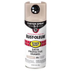 Rust-Oleum Stops Rust 5-in-1 Indoor/Outdoor Satin Beige Oil-Based Oil Modified Alkyd Protective Enam