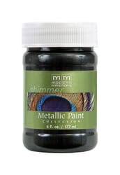 Modern Masters Shimmer Satin Black Pearl Water-Based Metallic Paint 6 oz