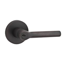 Baldwin Reserve Tube Lever Venetian Bronze Entry Lockset 2 in.