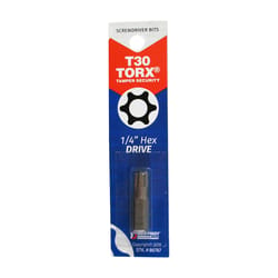 Best Way Tools Torx T30 X 1 in. L Screwdriver Bit Carbon Steel 1 pc