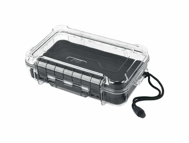 Ace 211/16 in. L x 6 in. W x 9 in. H Waterproof Case Plastic Clear