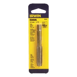 Irwin Hanson High Carbon Steel Metric Plug Tap 12mm-1.75 1 pc