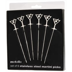 Prodyne Silver Stainless Steel Martini Picks