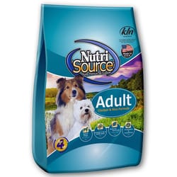 NutriSource Adult Chicken and Rice Cubes Dog Food 15 lb