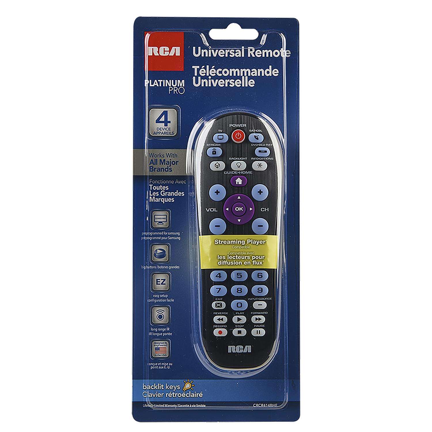 CONTROL REMOTO UNIVERSAL RCA REPROGRAMABLE