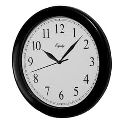 La Crosse Technology 10 in. L X 10 in. W Indoor Classic Analog Wall Clock Plastic Black