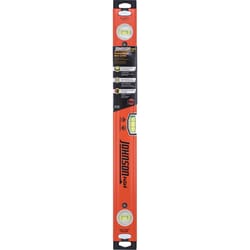Johnson 24 in. Aluminum Heavy Duty Box Level 3 vial