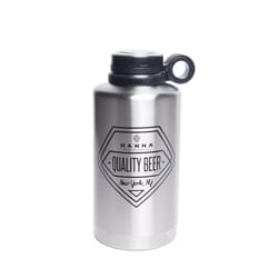 Manna 64 oz Silver BPA Free Quality Beer Insulated Bottle