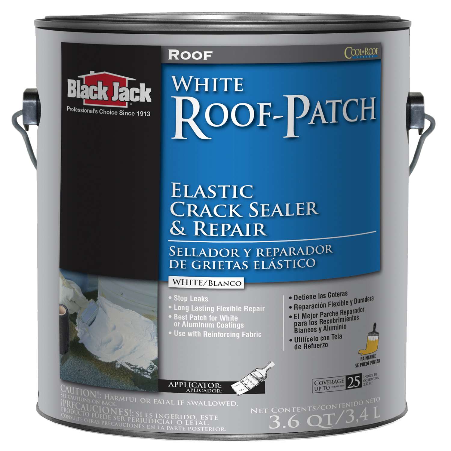 Black Jack Gloss White Elastomeric Roof Sealant 1 gal Ace Hardware
