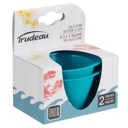 Trudeau Blue Silicone Butter Cups