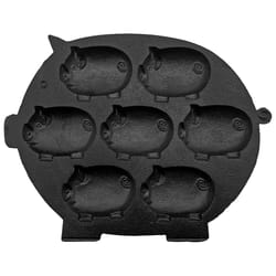 Old Mountain Cast Iron Baking Pan 0.875 in. Black