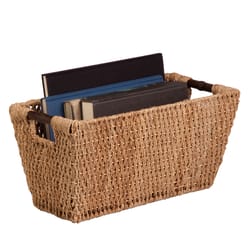 Honey-Can-Do 20-1/4 in. L X 10-1/2 in. W X 10 in. H Brown Storage Basket