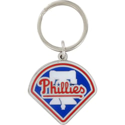 Hillman Philadelphia Phillies Metal Silver MLB Key Chain