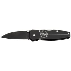 Klein Tools 5-1/2 in. Lockback Knife Black 1 pk