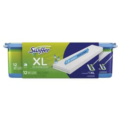 Swiffer Sweeper XL 16.5 in. W X 5.4 in. L Swiffer Sweeper XL Wet Microfiber Mop Refill Pad 12 pk