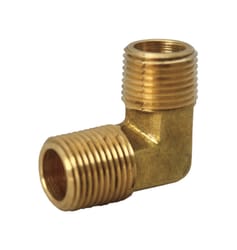 JMF Company 1/4 in. MPT X 1/8 in. D MPT Brass 90 Degree Elbow