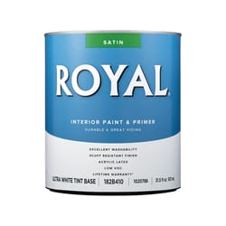 Royal Satin Tint Base Ultra White Base Paint Interior 1 qt