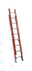 Werner  16 ft. H x 19 in. W Fiberglass  Extension Ladder  Type 1A  300 lb. 