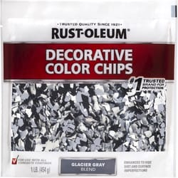 Rust-Oleum EpoxyShield Indoor and Outdoor Glacier Gray Blend Decorative Color Chips 1 lb