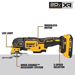 DeWalt 20V MAX Cordless Oscillating Multi-Tool Kit (Battery & Charger)