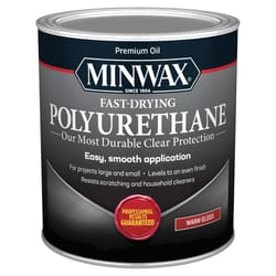 Minwax Gloss Clear Oil-Based Fast-Drying Polyurethane 1 qt