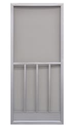 Precision 79-3/4 in. H X 35-1/4 in. W Promo Gray Steel Screen Door