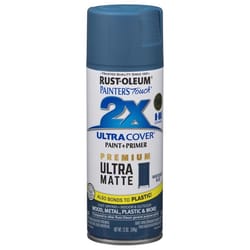 Rust-Oleum Painter's Touch 2X Ultra Cover Ultra Matte Nantucket Blue Paint+Primer Spray Paint 12 oz
