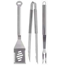 Mr. Bar-B-Q Stainless Steel Silver Grill Tool Set 3 pc