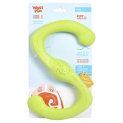 West Paw Zogoflex Green Plastic Bumi Pet Toy Large in. 1 pk