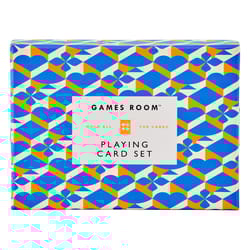 Chronicle Books Games Room Playing Card Set Multicolored
