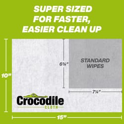 Crocodile Cloth Original Fiber Blend Cleaning Wipes 15 in. W X 10 in. L 100 pk
