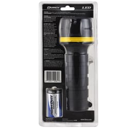 Dorcy 45 lm Black LED Flashlight D Battery