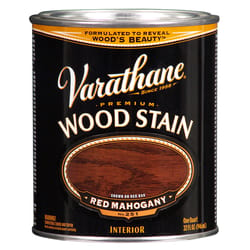 Varathane Semi-Transparent Red Mahogany Oil-Based Urethane Modified Alkyd Wood Stain 1 qt