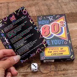 Scobie Boxer Gifts 80s Trivia Card Game Multicolored