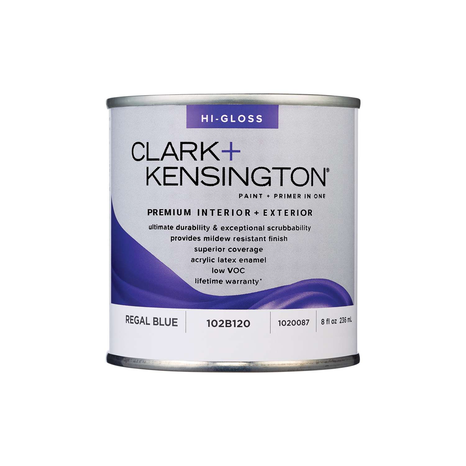 Clark+Kensington High-Gloss Regal Blue Premium Paint Exterior and ...