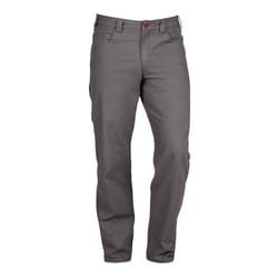 Milwaukee Men's Cotton/Polyester Work Pants Gray 30x34 1 pk