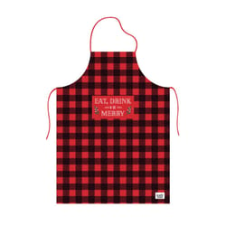 DM Merchandising Krumbs Kitchen Red Cotton/Polyester Apron