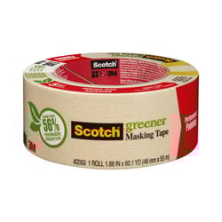 Scotch  1.88 in. W x 60.1 yd. L Beige  Medium Strength  Masking Tape  1 pk 