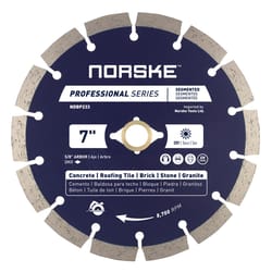 Norske 7 in. D X 5/8 in. Diamond Segmented Rim Diamond Saw Blade 1 each