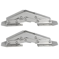 Laurey 2 in. W X 5 in. L Chrome Steel Cabinet Hinge 2 pk