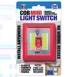 Blazing LEDz COB Mini Manual Battery Powered LED Light Switch