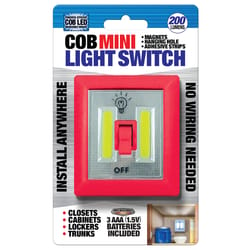 Blazing LEDz COB Mini Manual Battery Powered LED Light Switch