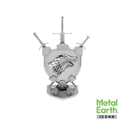 Metal Earth Iconx 3D model kit Silver 1 pc