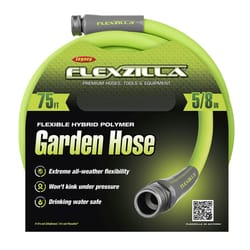 Legacy Flexzilla 5/8 in. D X 75 ft. L Medium Duty Premium Grade Garden Hose