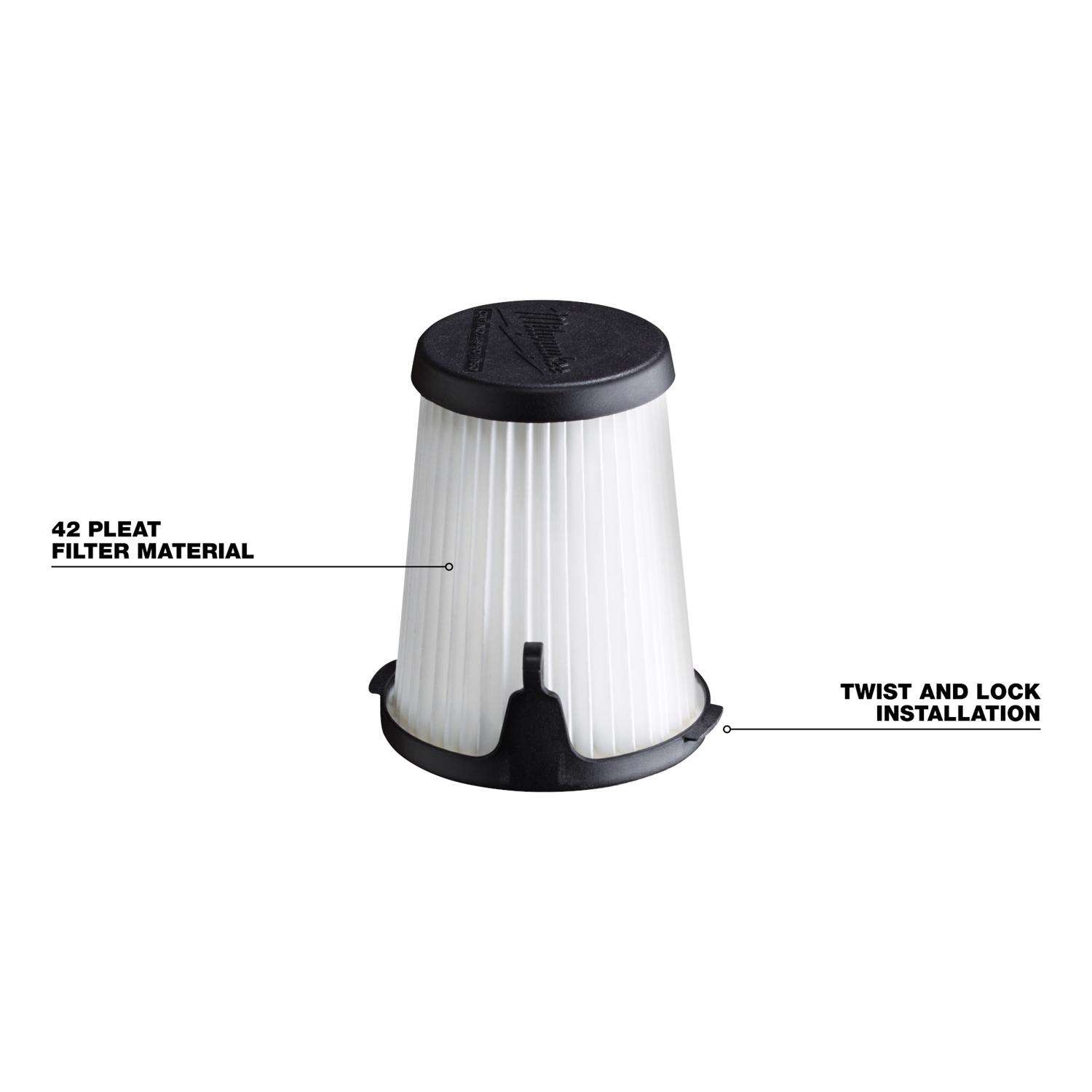 Replacement Pleated Filter For 2-In-1 Cordless Lithium Stick Vacuums